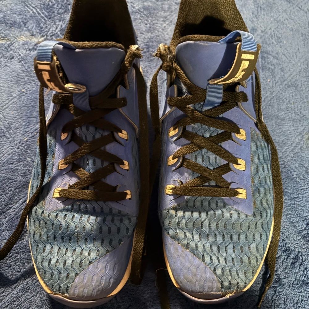Nike Basketball Blue and Black Mesh Sneakers